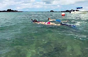 snorkling